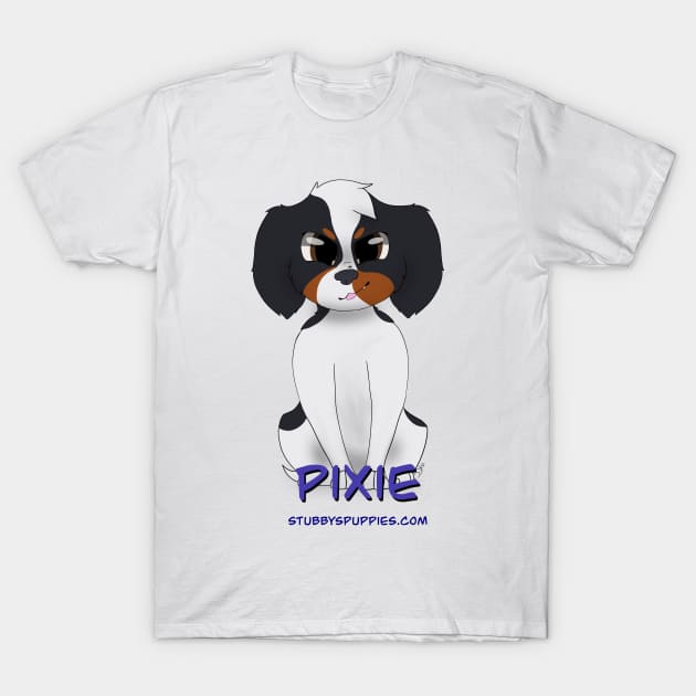 Pixie Cavalier King Charles T-Shirt by Dino's Designs